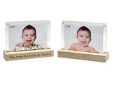 Baby Boy Dual View Photo Frame 4x6